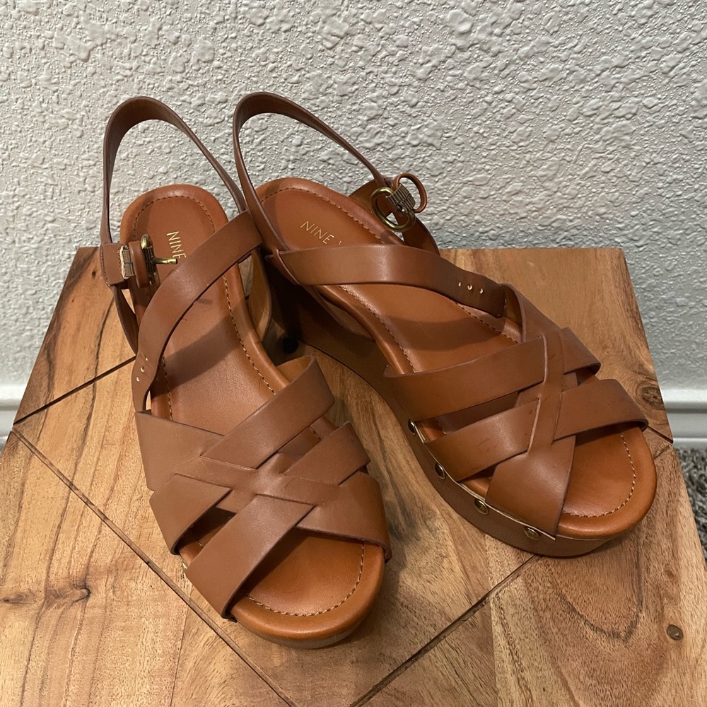 Nine West Platform Wedge Sandals
